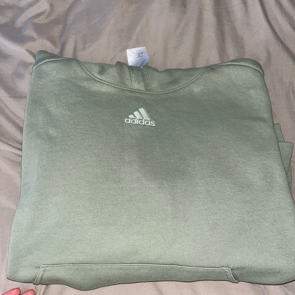 adidas Tops - Adidas Green Hoodie